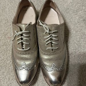Cole Haan Gold Oxford sz 7.5 women